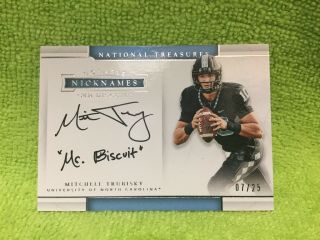 2017 National Treasures Notable Nicknames Mitchell Trubisky ’d 07/25
