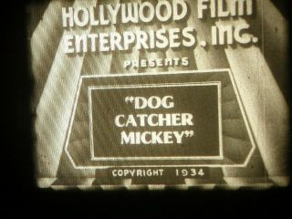 1934 Dog Catcher Mickey Mouse 16mm Disney Hollywood Films 5  Reel