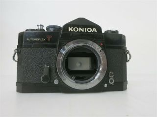 Konica Autoreflex T 35mm Slr Camera Body For Parts/repair