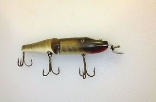 Vintage,  Fishing Lure: Creek Chub Bait Co. ,  Jointed,  Top - Water Lure