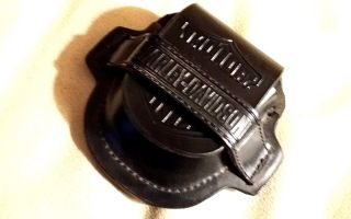 Harley Davidson Pocket Watch Franklin Leather Case With Belt Loop