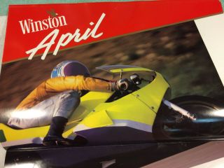 VNTG 1992 WINSTON BOAT AND CAR RACING CALENDAR 19 