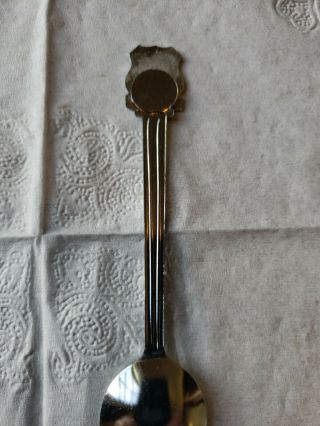 Vintage Souvenir Collectors Spoon Demi Tasse Wales IOP Rare Crest Old Antique 3