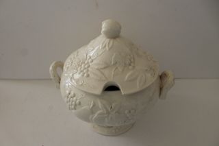 Vintage Electric White Ceramic Soup Tureen