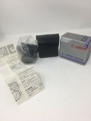 Canon Af Telephoto Converter For Sure Shot Multi 35mm Camera Lens Vintage