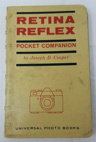 Retina Reflex Pocket Companion Joseph Cooper Universal Photo Books