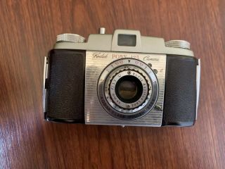 Kodak Pony 135 Model C Vintage 35mm Film Camera W/ Leather Field Case