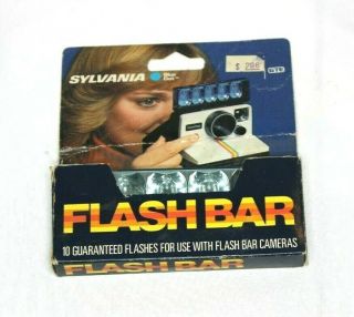 Sylvania Blue Dot Flash Bar Flashbar Old Stock 10 Flashes Gte
