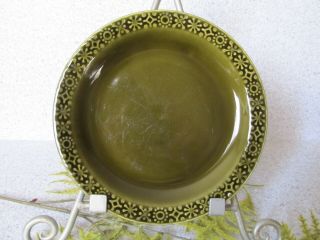 Vtg Connemara Erin Green By Celtic Irish Fine Earthenware Salad / Dessert Plates
