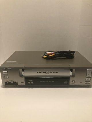 Sanyo Vwm - 710 Vcr Video Cassette Recorder Vhs Tape Player No Remote