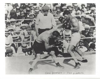 Jack Dempsey Vs Tom Gibbons 8x10 Photo Boxing Picture