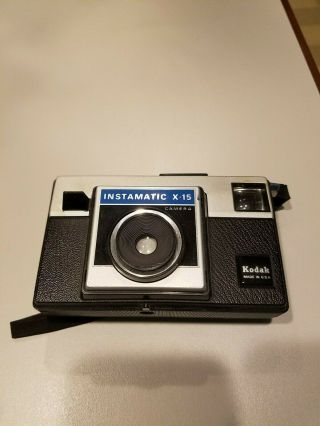 Vintage Kodak Instamatic X - 15f Point & Shoot Film Camera