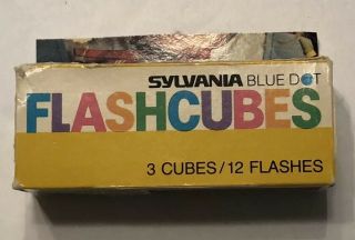 Sylvania Blue Dot Flash Cubes - 3 Cubes (12 Flashes)