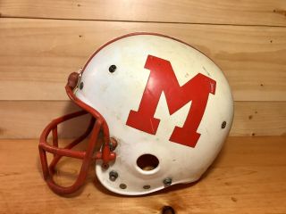 Vintage Rawlings Football Helmet With M Logo