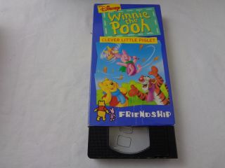 Vintage Winnie The Pooh Clever Little Piglet Vhs Tape