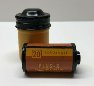 Vintage Roll Kodak Plus X Px135 35mm Film Exposed Mystery