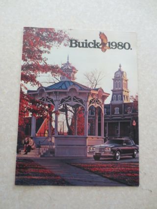 1980 Buick Riviera Electra Lesabre Regal Skylark Car Advertising Booklet 23 Page