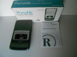 Radioshack Ctr - 120 Portable Cassette Recorder/player Nib