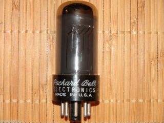 Vintage Packard Bell 6v6 Gt Smoked Stereo Tube Strong 0254 025 76