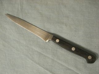 Vintage Wusthof Dreizack German Made 4066 Paring Knife,  4.  5 " Blade