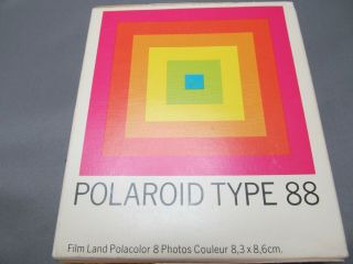Polaroid Type 88 Land Film Instant In Package - Exp 12/83 8 Photos 2