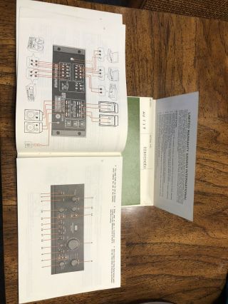 Sansui AU - 717 Stereo Amplifier Operating Instructions and Card 2