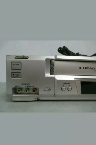 Sanyo VWM - 700 VCR 4 Head HiFi Stereo VHS Player great 2