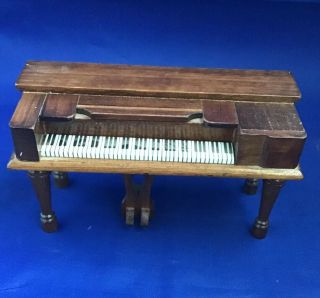 Vintage Dollhouse Miniatures Wooden Piano