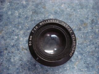 Wollensak 50 Mm F 2.  8 Perfex Velostigmat Lens