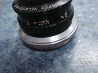 Wollensak 50 mm F 2.  8 Perfex Velostigmat Lens 2