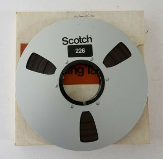 Scotch 226 10 1/2in Metal Reel For 1/2in Tape Boxed,  Tape