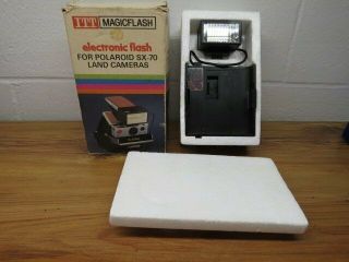 Vintage Electronic Flash For Polaroid Sx - 70 Land Cameras