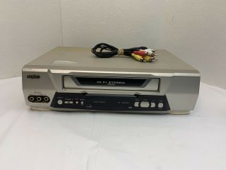 Sanyo Vwm - 686 Vcr Video Cassette Recorder 4 Head Hifi Vhs Player