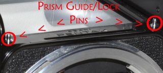 Pentax 6x7 67 Prism Guide/lock Pin On Camera Body