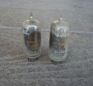 Matched Pair 1961 RCA 12AU7A Clear Top 2