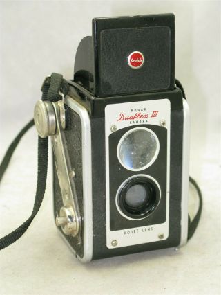 Kodak Duaflex Iii With Fixed Focus Kodet Lens 620 Film Tlr Camera