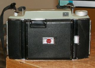 Vintage Kodak Tourist Ii Camera With Kodet Lens And Flash Kodon Shutter Bellows