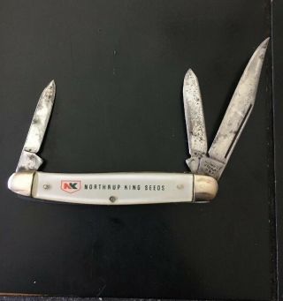 Vintage Kutmaster Utica,  N.  Y.  U.  S.  A.  Northrup King Seeds Advertising Knife