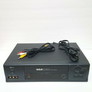 Rca 4 Head Vcr Vhs Player With Av Cables Vr627hf