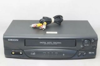 Orion Vr213 Vcr Video Cassette Recorder 4 Head Hifi Vhs Player