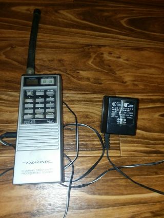 Vintage Realistic Pro - 38 10 Channel Direct Entry Programmable Scanner Power Cord