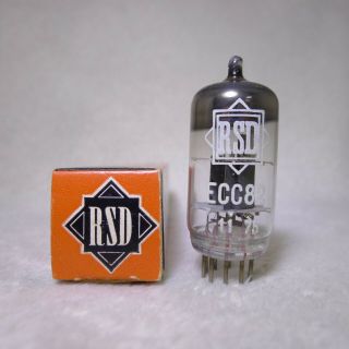 Nos/nib Rft Ecc82/12au7 Vacuum Tubes Single Post East Germany Rsd Label