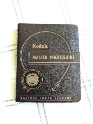 Kodak Master Photoguide Book Guide Reference 1956 1st Printing -