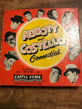 Abbott & Costello Comedies 8mm Movie Castle Films Reel 833 - Looks Good