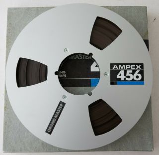 Ampex 456 10 1/2in Metal Reel For 1/2in Tape Boxed,  Tape 4