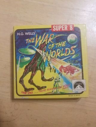 Vintage 8 8mm Movie H.  G.  Wells The War Of The Worlds