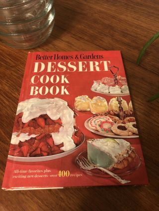 vintage better homes and gardens Dessert cookbook 2