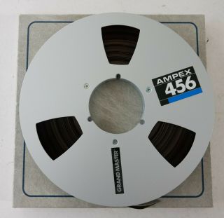 Ampex 456 10 1/2in Metal Reel For 1/2in Tape Boxed,  Tape 1