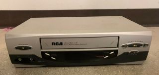 Rca Vr546 Vcr Video Cassette Recorder 4 Head Hifi Vhs Player W/ Cables
