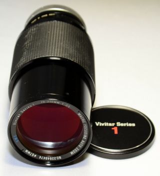 Vivitar Series 1 70 - 210mm Vmc F/3.  5 Macro Zoom Lens Canon Mount